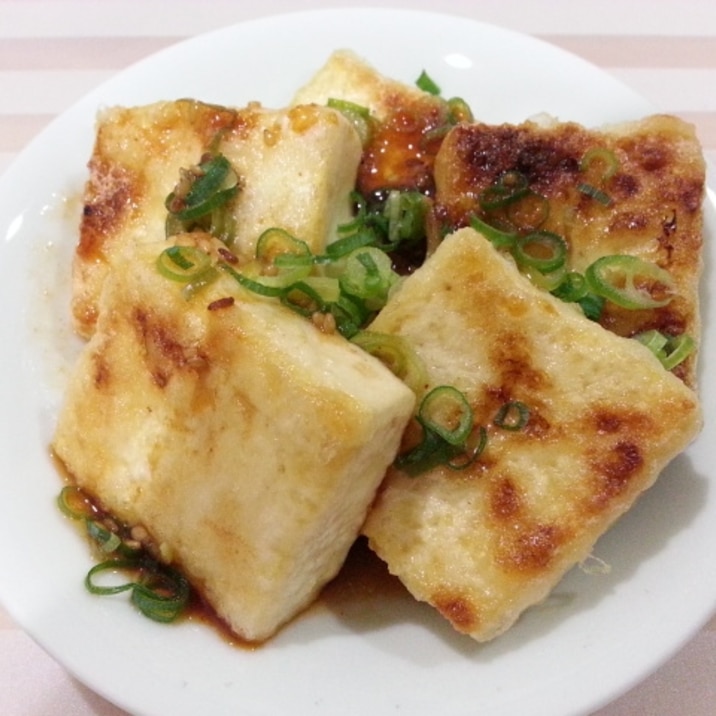 カリカリ豆腐ステーキ
